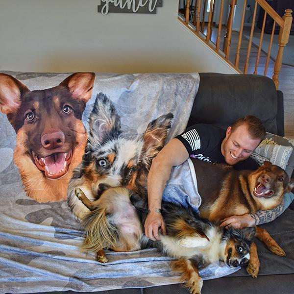 Custom Plush Blanket - (With your photo)